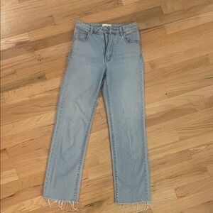 ROLLA'S Light Wash Straight Leg Jeans